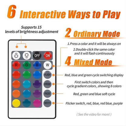 2015 - 24 Charger Smoked RGB LED Side Marker Lights