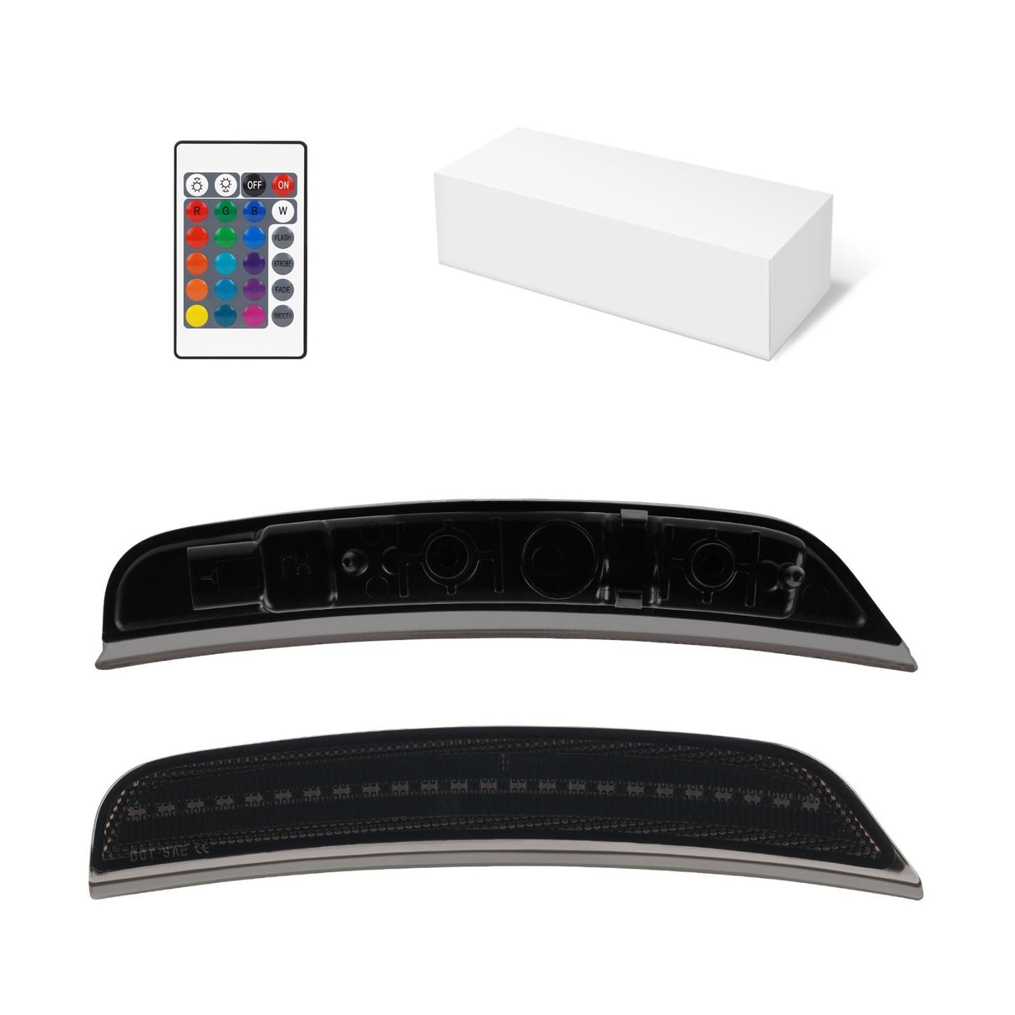 2015 - 24 Charger Smoked RGB LED Side Marker Lights