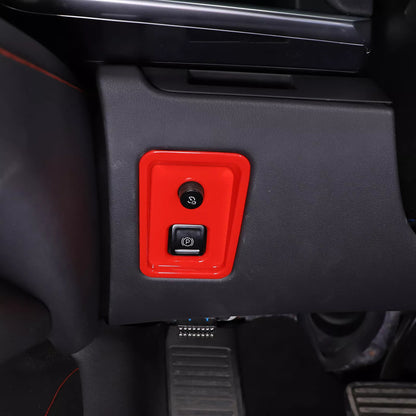 C8 Corvette Red Interior ABS Emergency Parking Brake