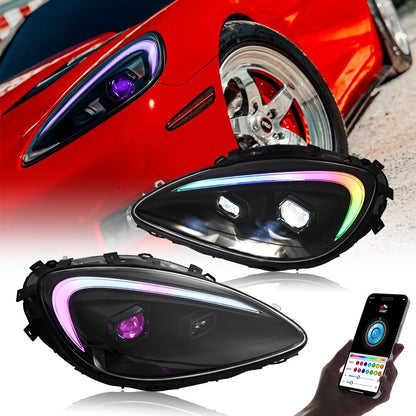 2005 - 13 Corvette C6 RGB LED Headlights
