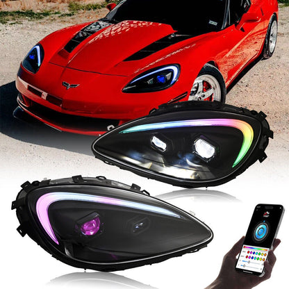 2005 - 13 Corvette C6 RGB LED Headlights