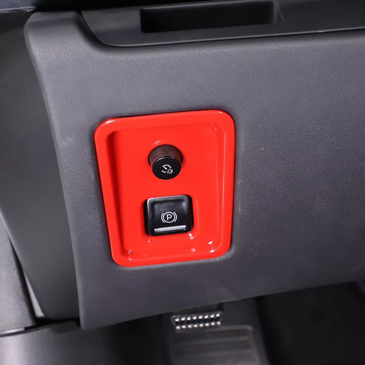 C8 Corvette Red Interior ABS Emergency Parking Brake