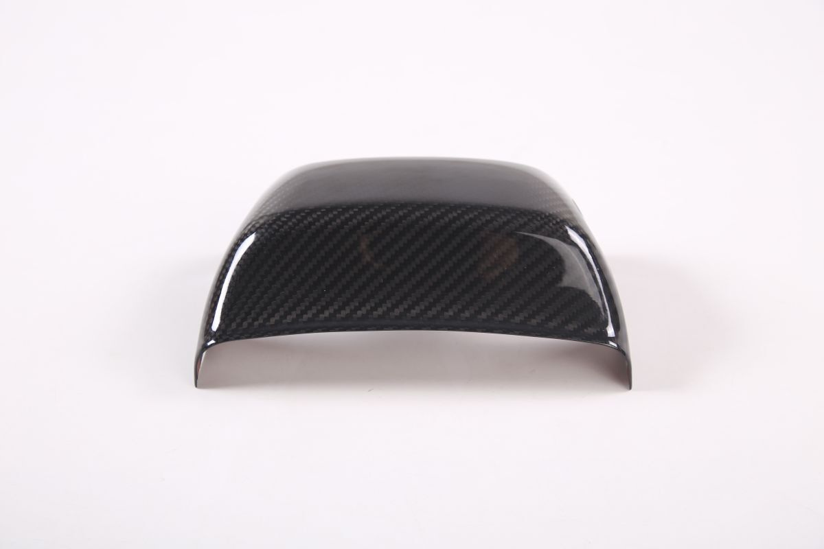 C8 Corvette Carbon Fiber Steering Wheel Base Panel Trim Cover | Black / Red