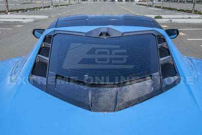 C8 Corvette Coupe Carbon Fiber Rear Decklid Camera Cover