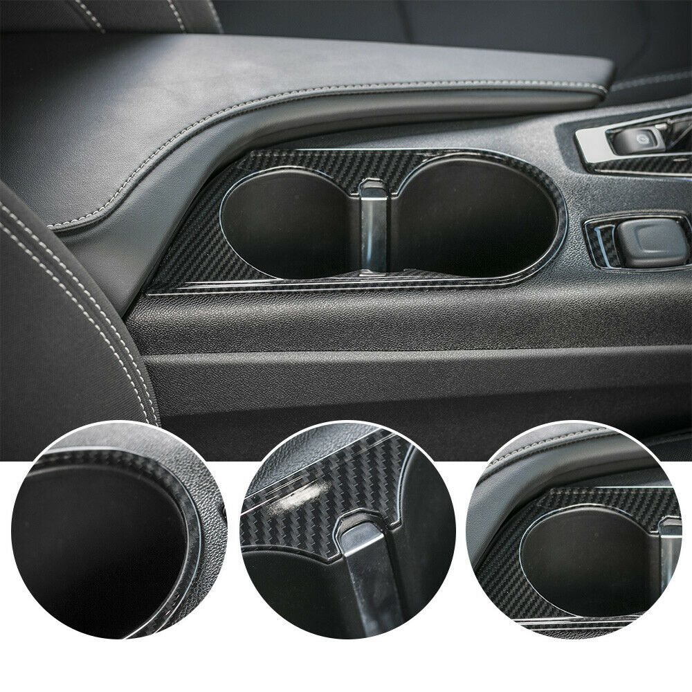 2016 - 24 Camaro Carbon Fiber Cup Holder Trim Cover