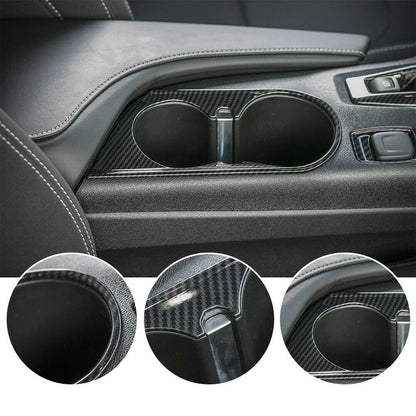 2016 - 24 Camaro Carbon Fiber Cup Holder Trim Cover