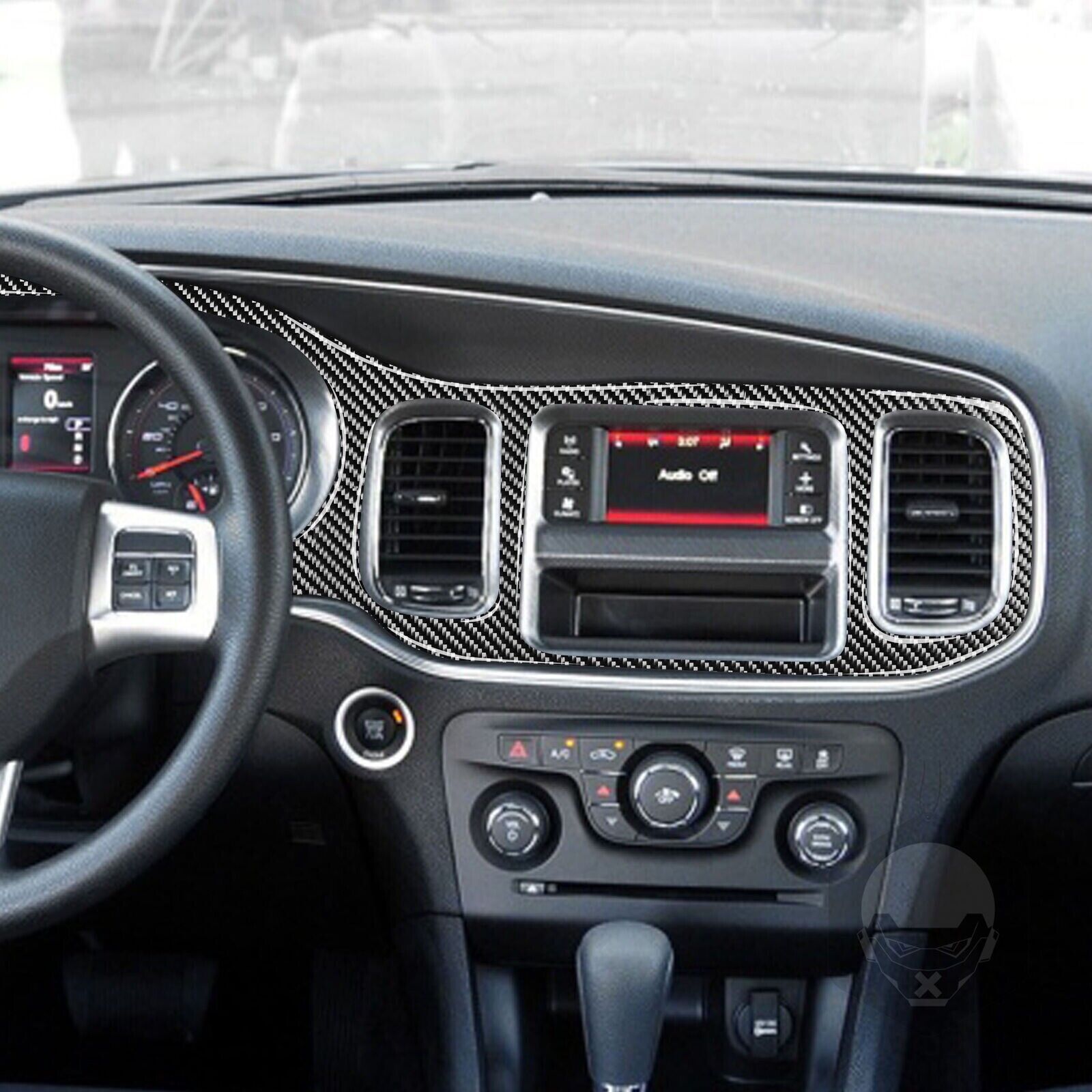 2011 - 14 Charger Carbon Fiber Dashboard Insert Overlay | Next-Gen Carbon