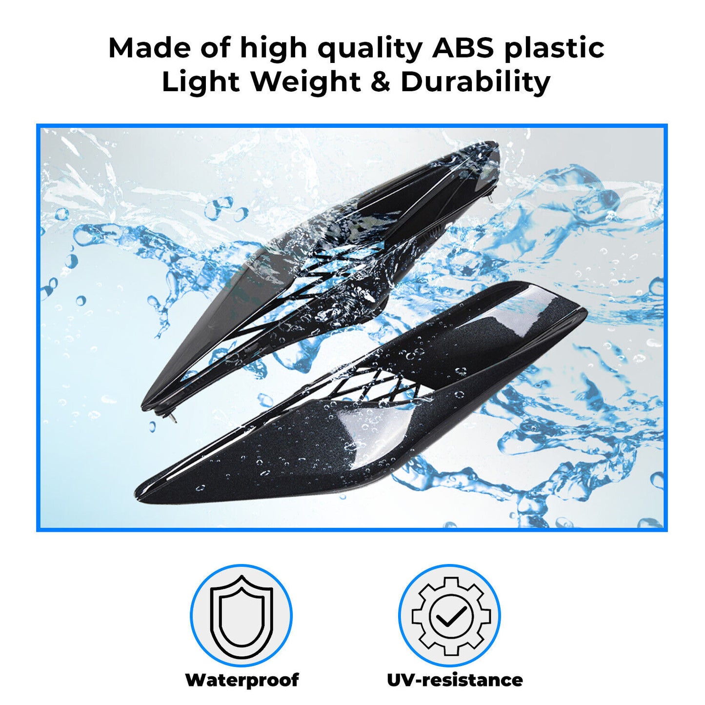 2014 - 19 C7 Corvette Carbon Flash Rear Quarter Vents (Set)