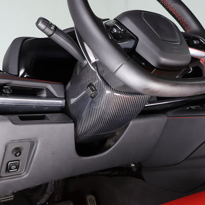 C8 Corvette Carbon Fiber Steering Wheel Base Lower Cover | Black / Red / Blue/ Forged
