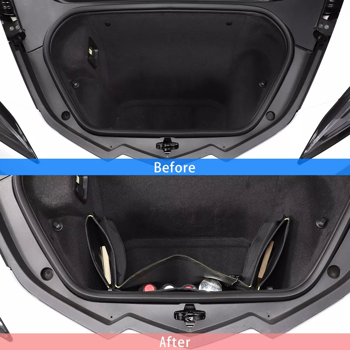 C8 Corvette Front Trunk Storage Net Organizer