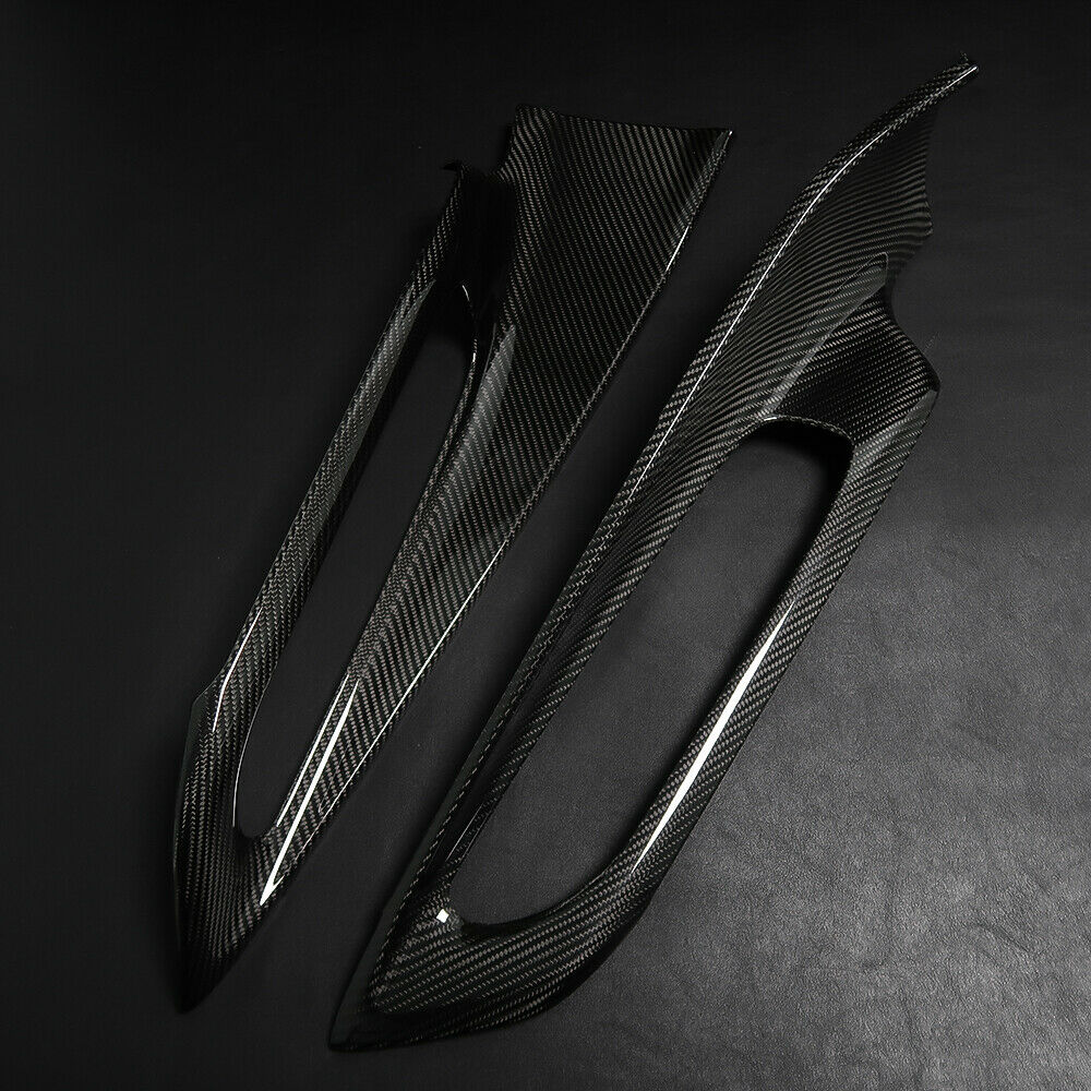 C8 Corvette Carbon Fiber Window Switch Frame Trim Covers | Next-Gen Carbon