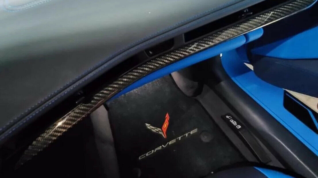 C8 Corvette Carbon Fiber Interior Dash Trim Kit 3PC - (Black / Red / Blue / Forged) | Stingray / Z06 / E-Ray