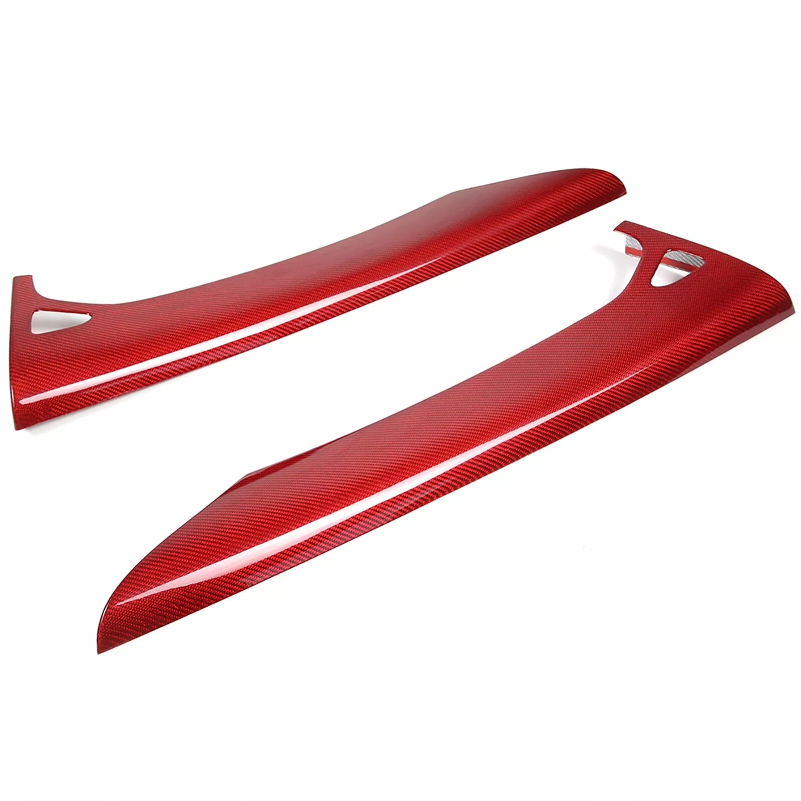 C8 Corvette Carbon Fiber Interior Inner Door Upper Covers | Next-Gen Carbon