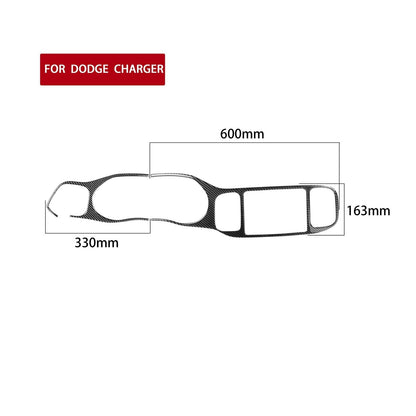 2011 - 14 Charger Carbon Fiber Dashboard Insert Overlay | Next-Gen Carbon