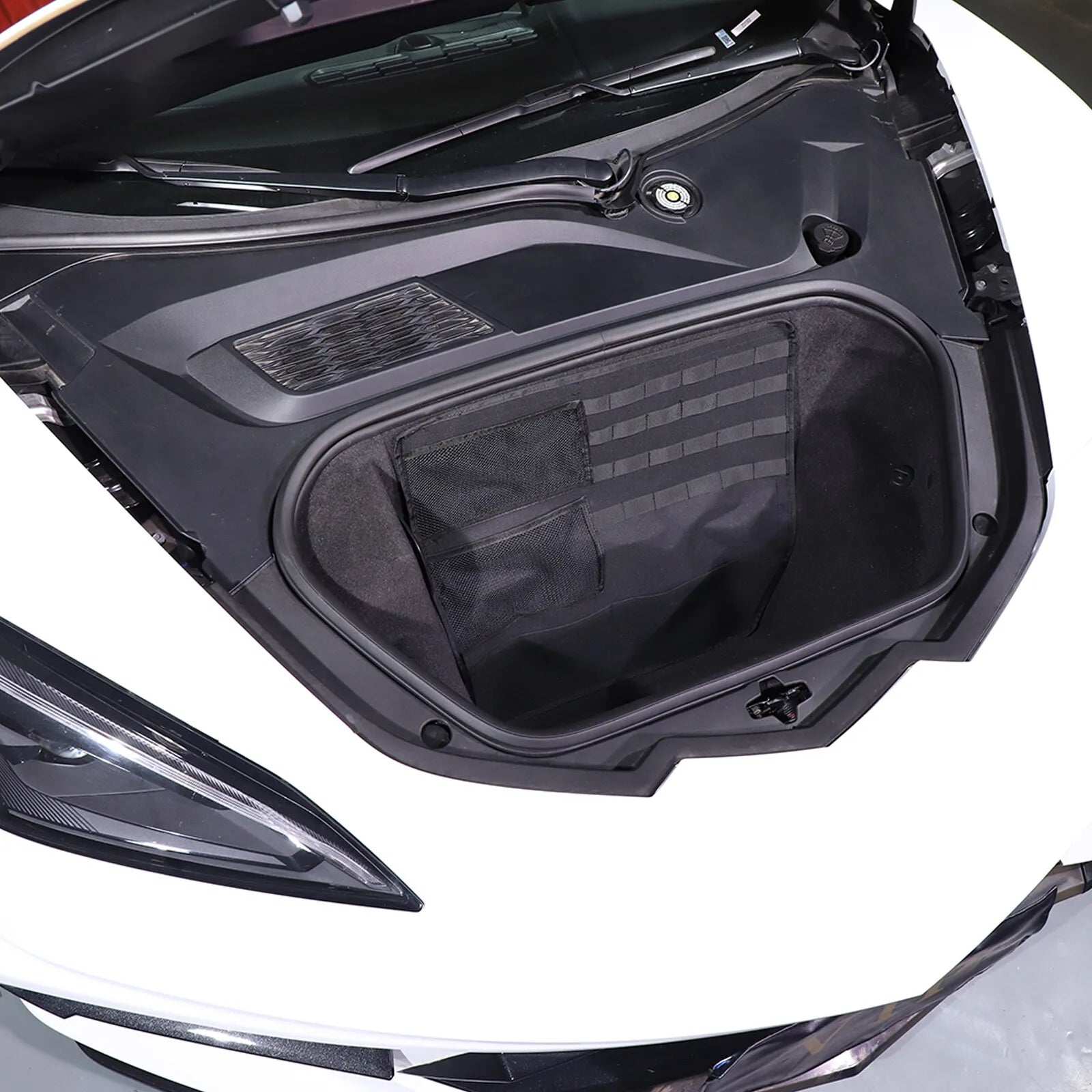 C8 Corvette Front Trunk Center Storage Net Organizer