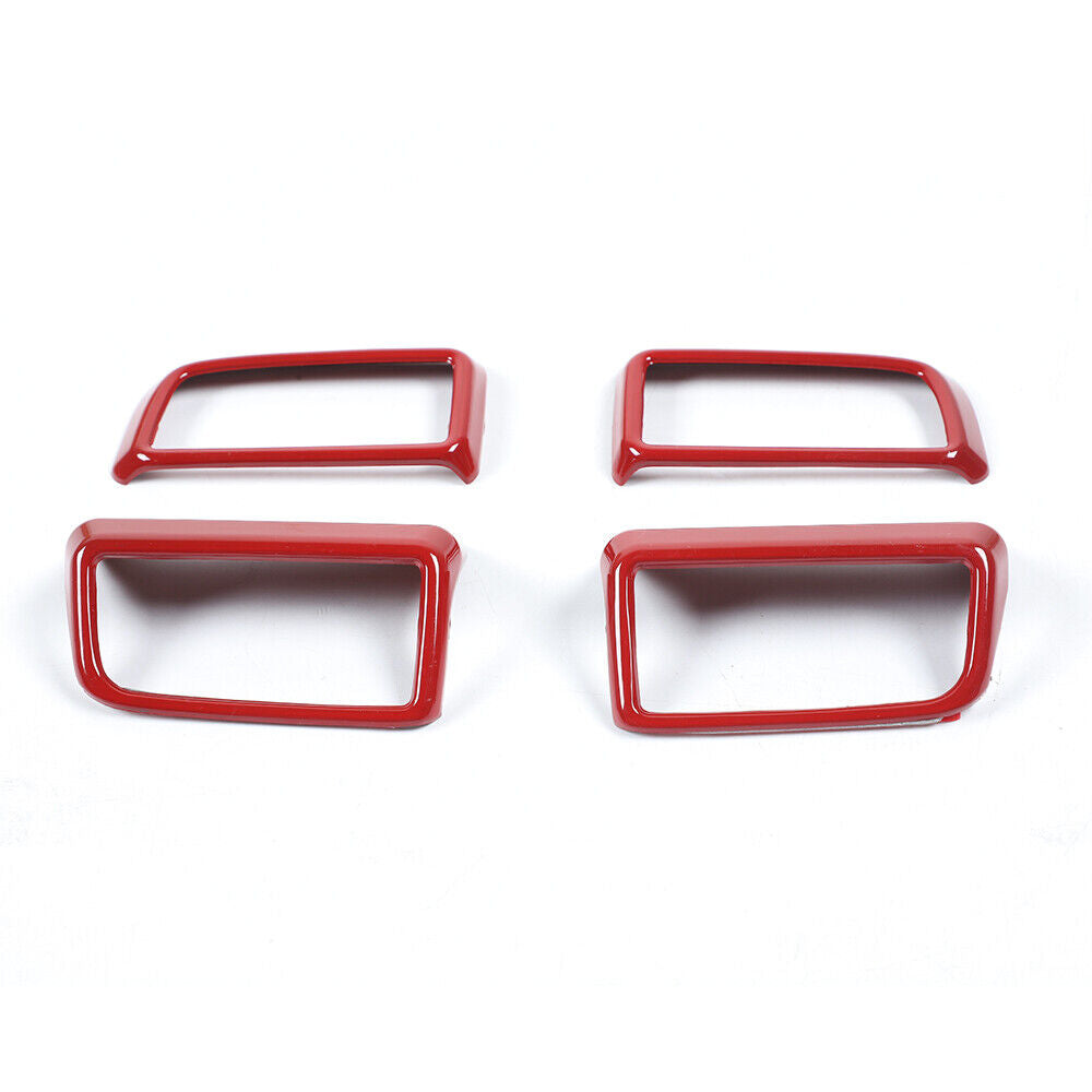 2010 - 15 Camaro Red ABS Interior Gearbox Gauge Trim Cover Kit