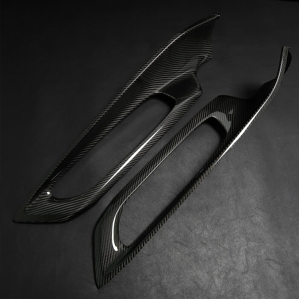 C8 Corvette Carbon Fiber Window Switch Frame Trim Covers | Next-Gen Carbon