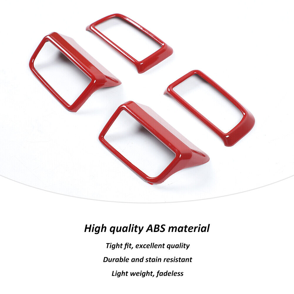 2010 - 15 Camaro Red ABS Interior Gearbox Gauge Trim Cover Kit