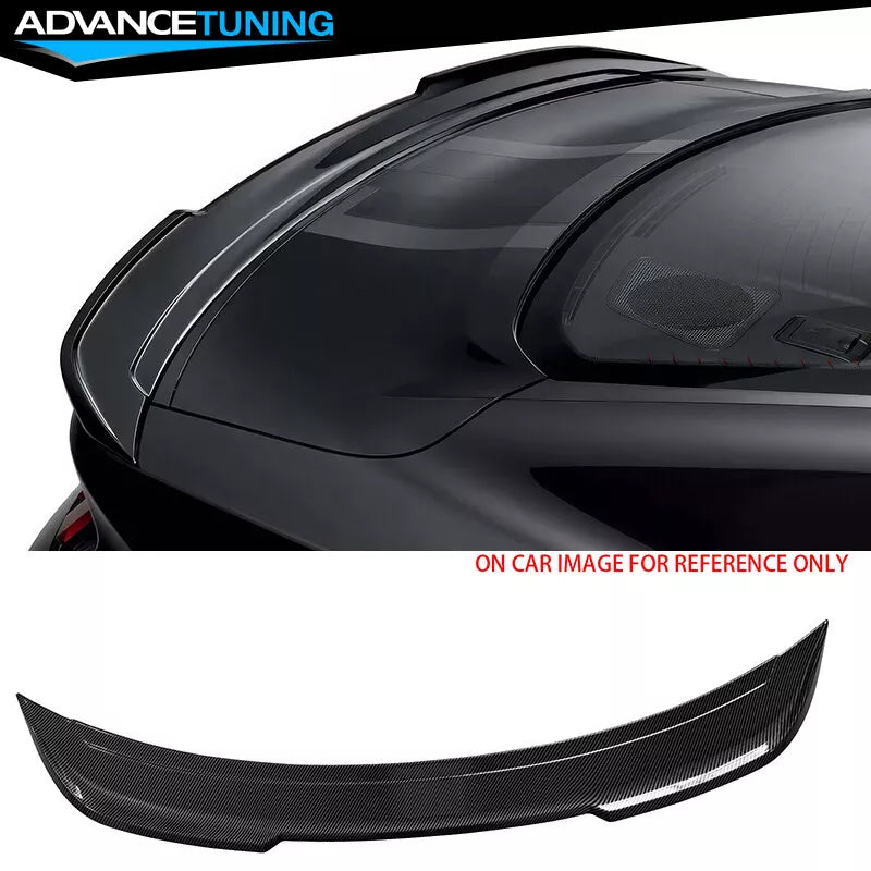2024+ Mustang S650 Coupe Rear Spoiler (Matte Black, Gloss Black, Carbon Fiber)