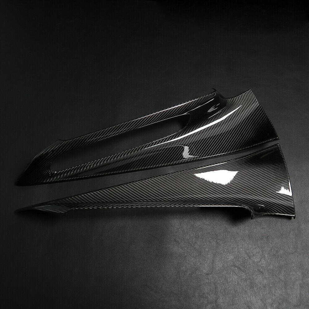 C8 Corvette Carbon Fiber Window Switch Frame Trim Covers | Next-Gen Carbon