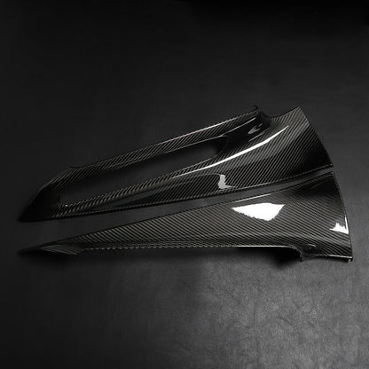 C8 Corvette Carbon Fiber Window Switch Frame Trim Covers | Next-Gen Carbon