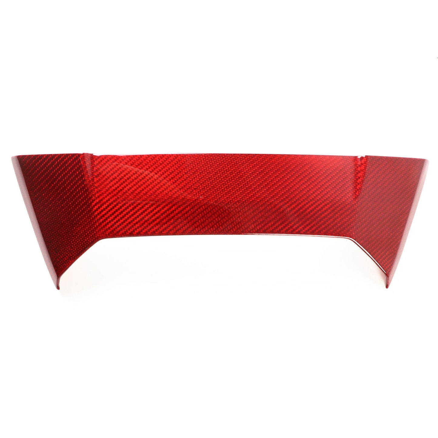 C8 Corvette Carbon Fiber Upper Waterfall Cover (Coupe/Convertible)  | Black / Red Carbon