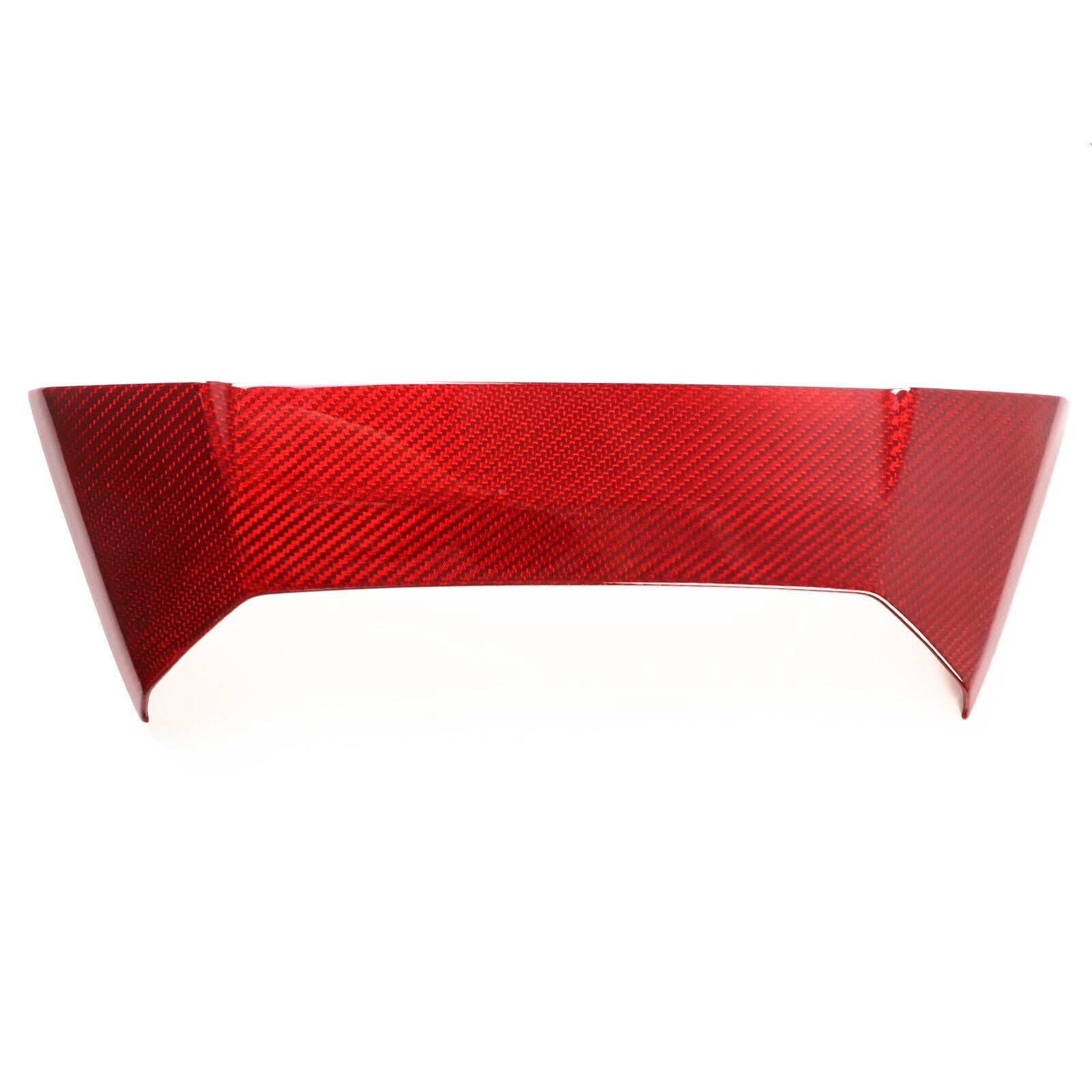 C8 Corvette Carbon Fiber Upper Waterfall Cover (Coupe/Convertible)  | Black / Red Carbon