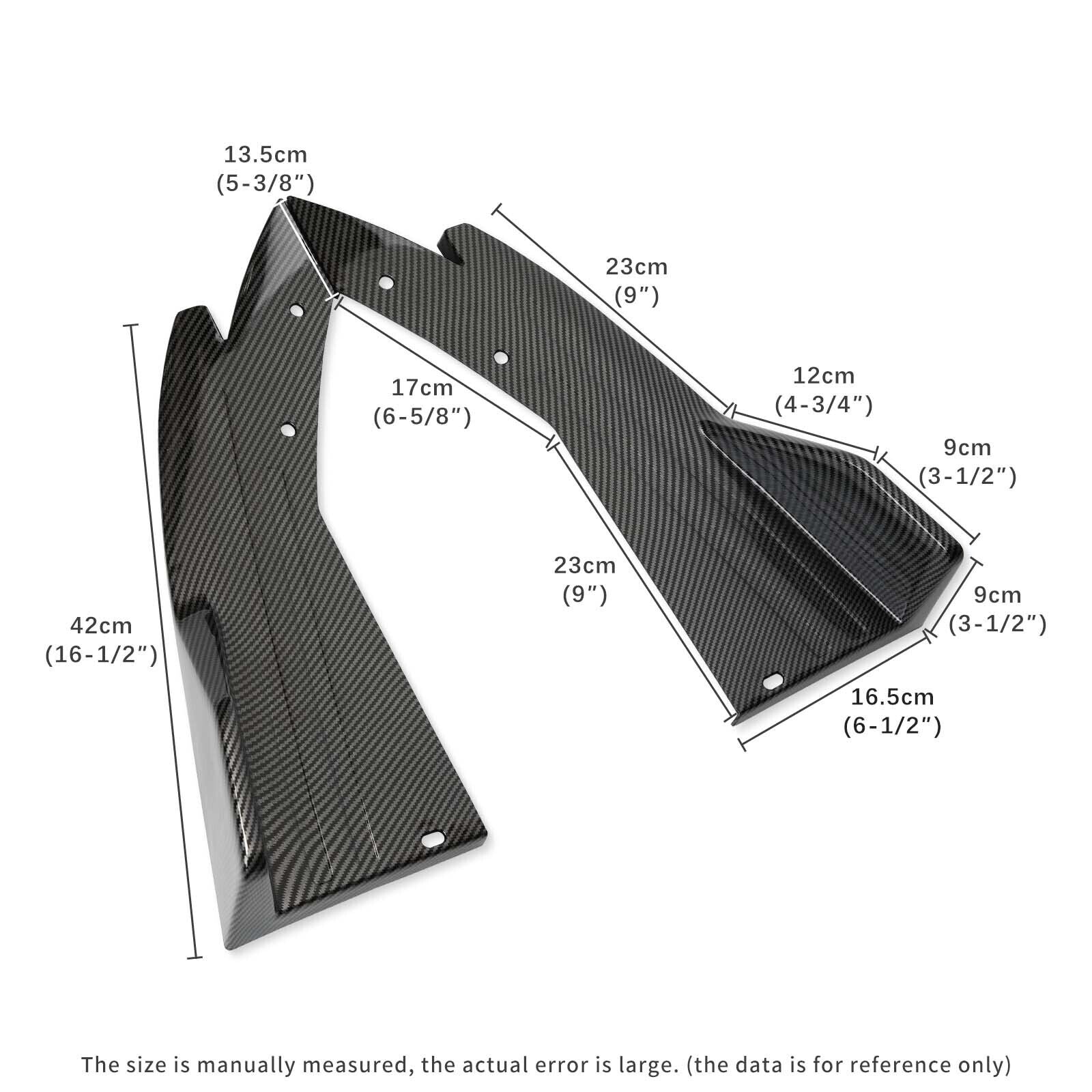 2010 - 24 Camaro Rear Diffuser Side Apron Splitters (Gloss/Matte/Carbon) | LT/RS/SS/LT1/ZL1