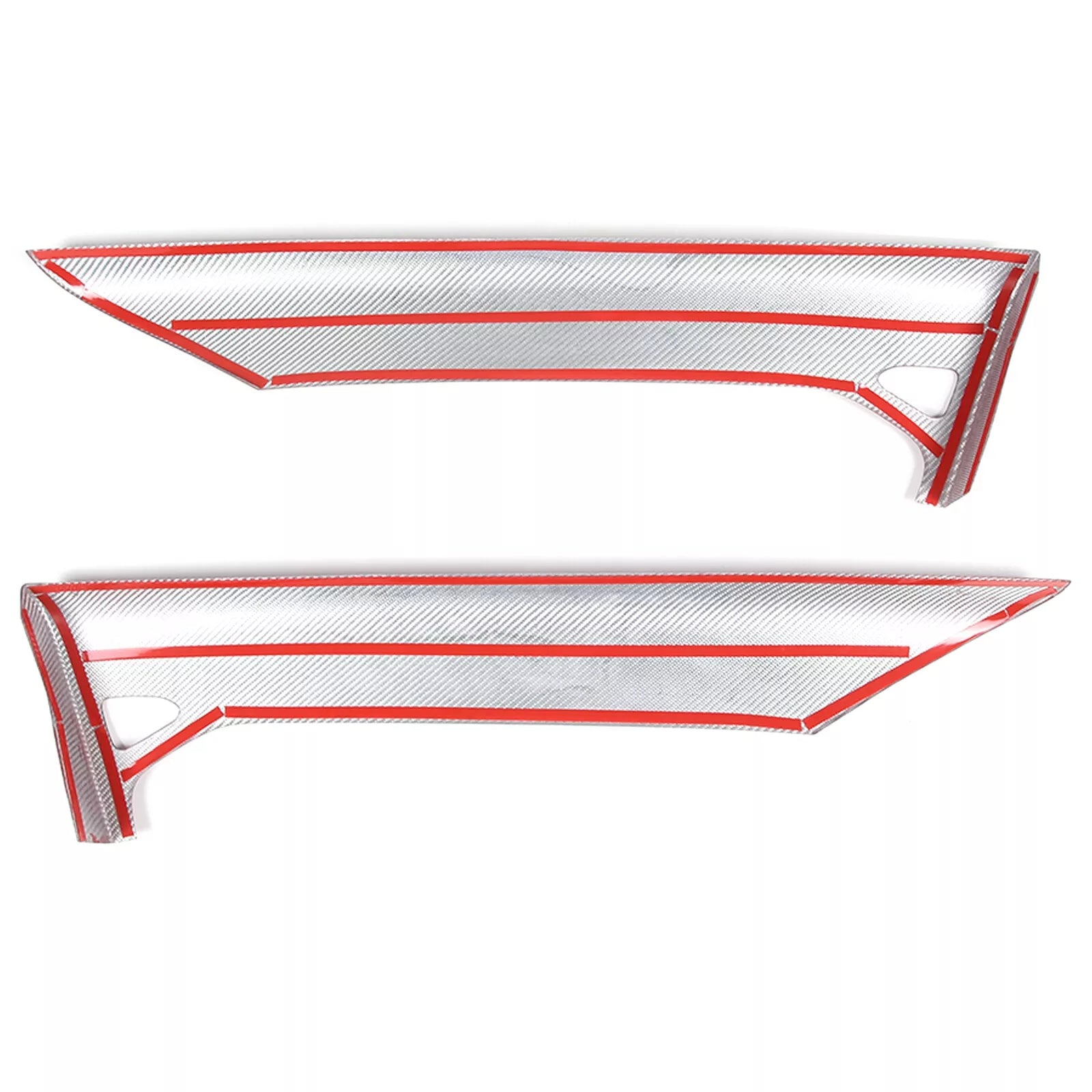 C8 Corvette Carbon Fiber Interior Inner Door Upper Covers | Next-Gen Carbon