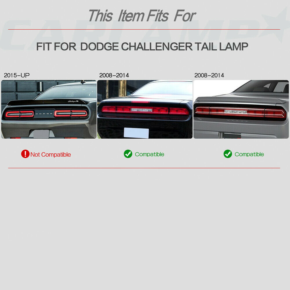 2008 - 14 Dodge Challenger LED Sequential Tail Lights
