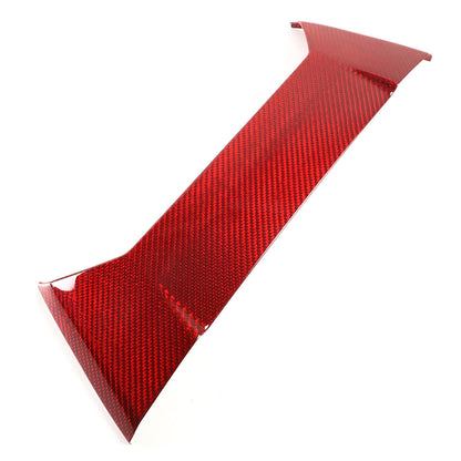 C8 Corvette Carbon Fiber Upper Waterfall Cover (Coupe/Convertible)  | Black / Red Carbon