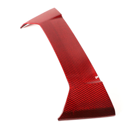 C8 Corvette Carbon Fiber Upper Waterfall Cover (Coupe/Convertible)  | Black / Red Carbon