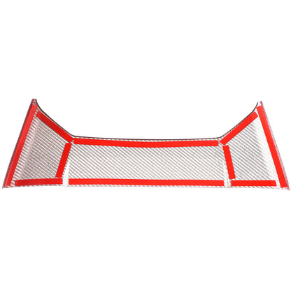 C8 Corvette Carbon Fiber Upper Waterfall Cover (Coupe/Convertible)  | Black / Red Carbon