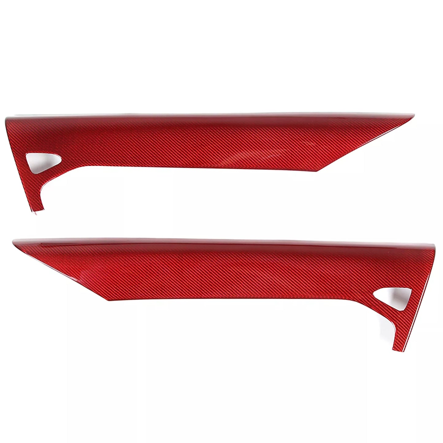 C8 Corvette Carbon Fiber Interior Inner Door Upper Covers | Next-Gen Carbon