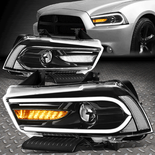 2011 - 14 Dodge Charger LED Projector Sequential Headlights