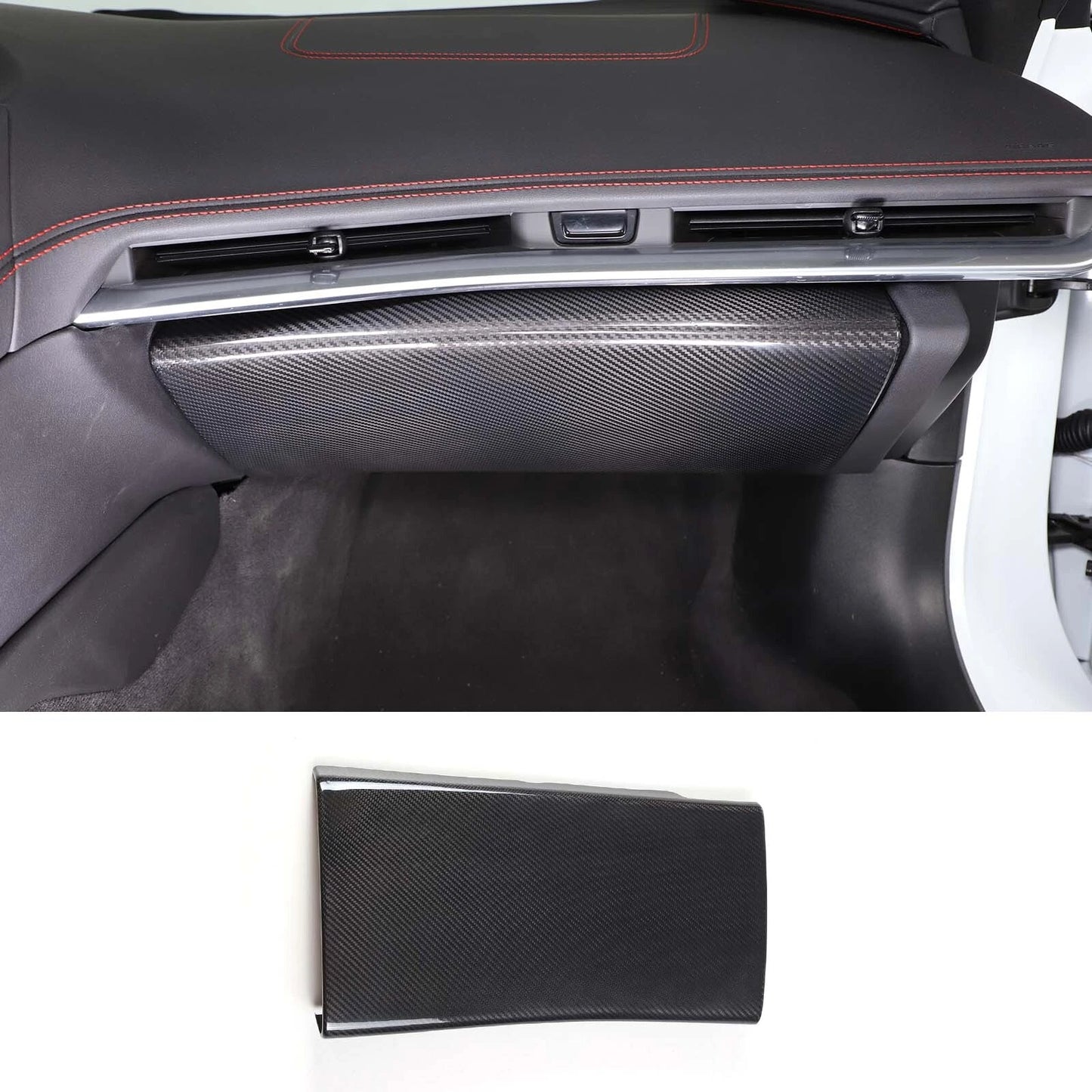 C8 Corvette Carbon Fiber Glove Box Cover
