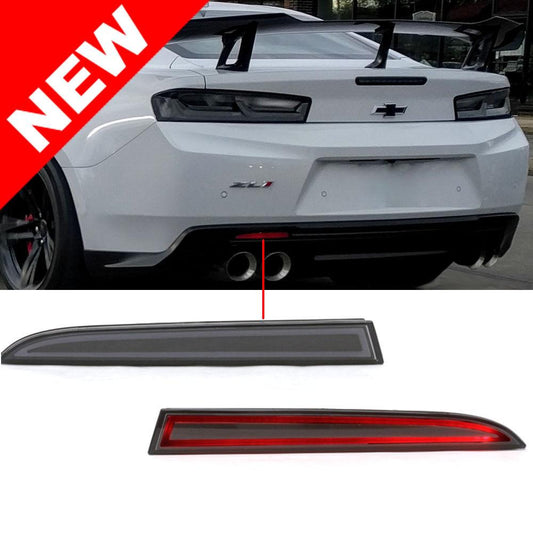2016 - 24 Camaro Smoked LED Rear Bumper Reflectors