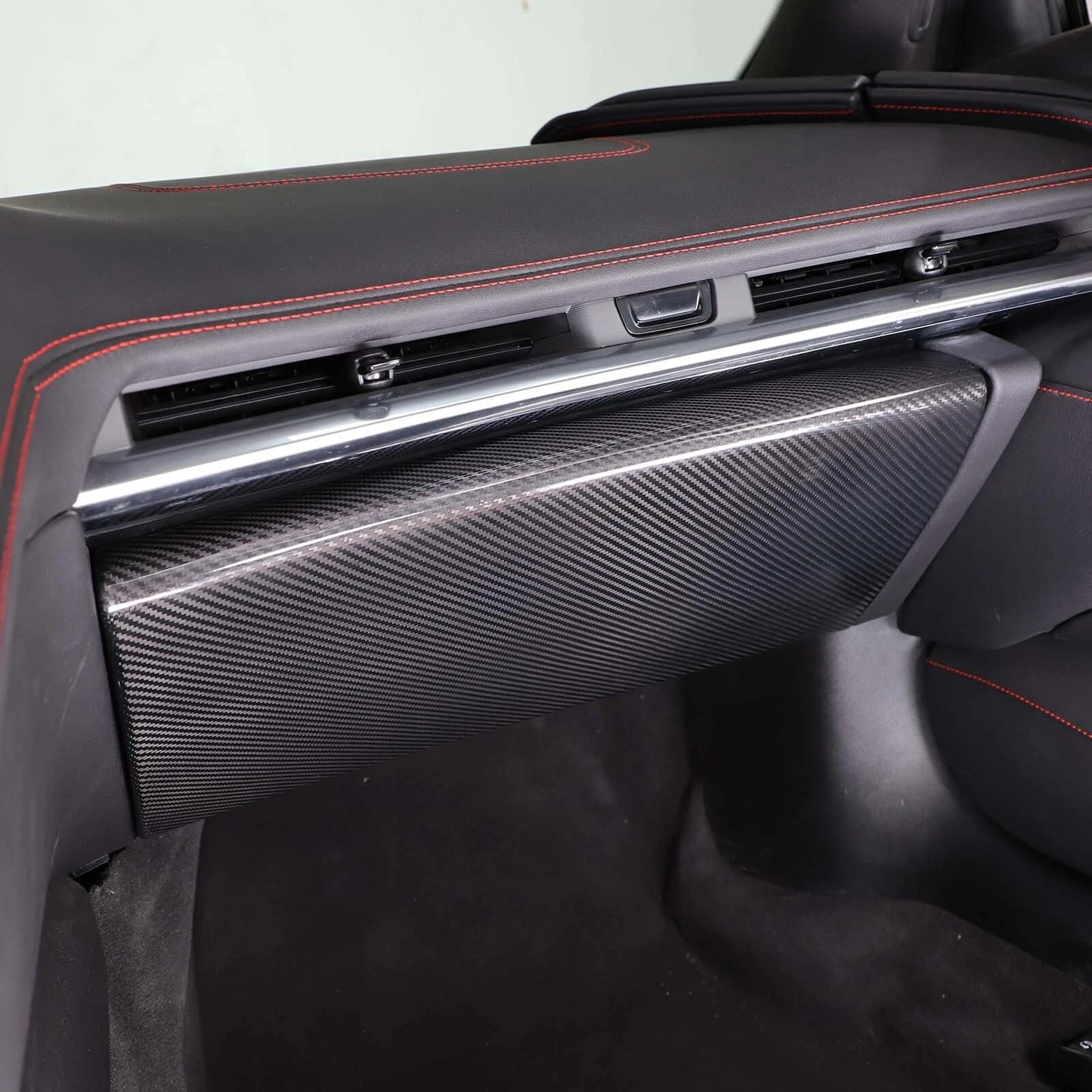 C8 Corvette Carbon Fiber Glove Box Cover