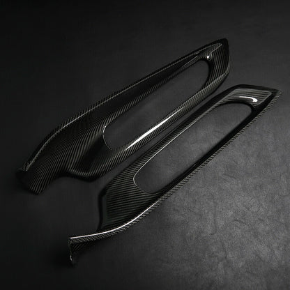 C8 Corvette Carbon Fiber Window Switch Frame Trim Covers | Next-Gen Carbon