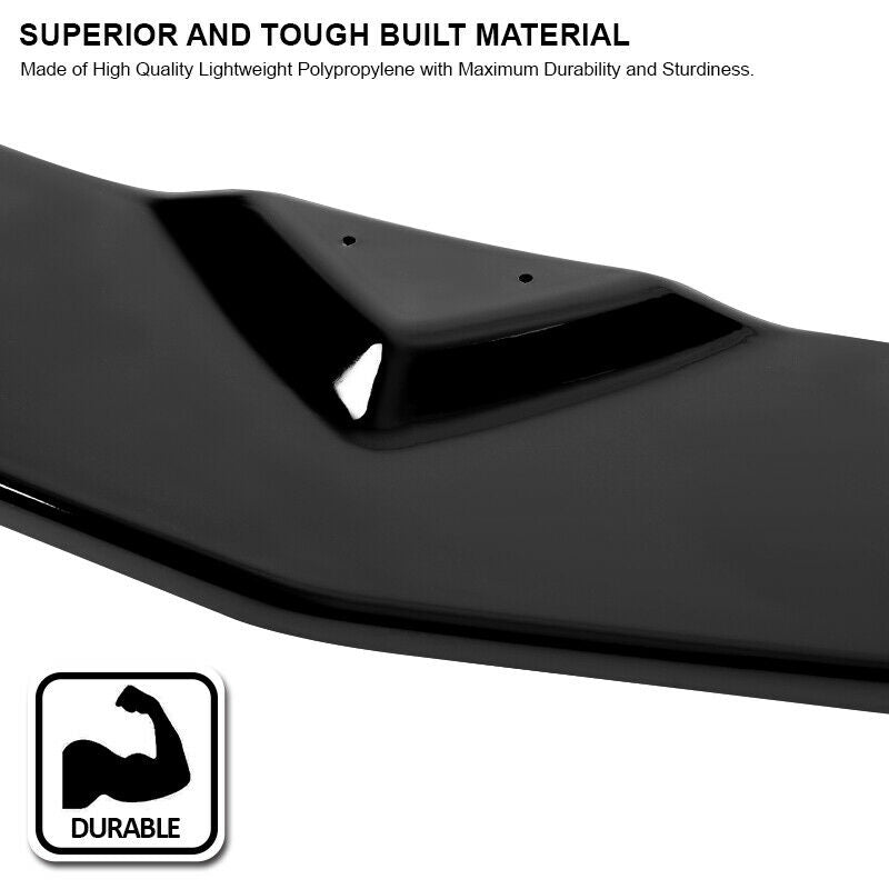 2016 - 24 Camaro Gloss Black/Carbon Fiber 3PC Front Splitter Lip | LT/RS/SS/LT1