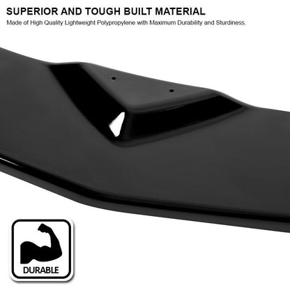 2016 - 24 Camaro Gloss Black/Carbon Fiber 3PC Front Splitter Lip | LT/RS/SS/LT1