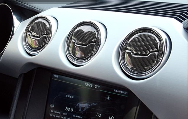 2015 - 24 Mustang Carbon Fiber AC Vent Covers