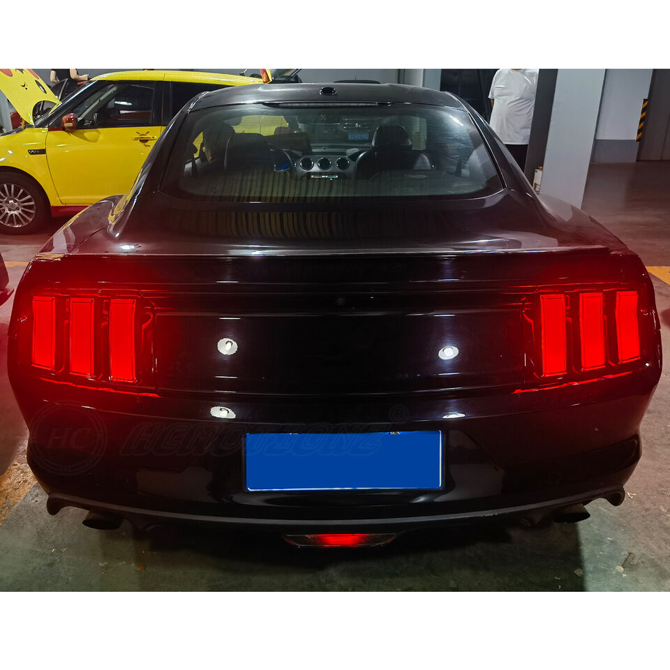2015 - 23 Mustang Clear Euro S650 Style LED Sequential Tail Lights