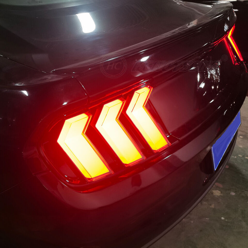 2015 - 23 Mustang Clear Euro S650 Style LED Sequential Tail Lights