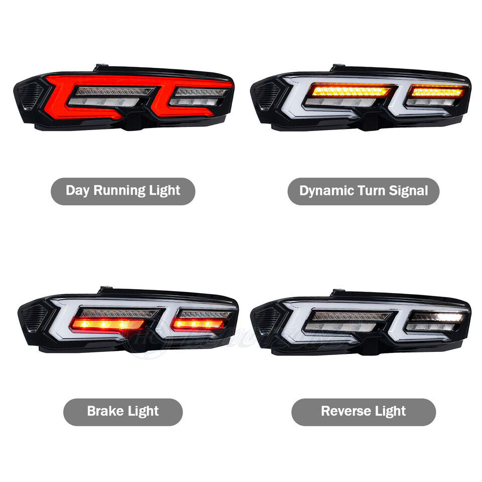 2019 - 24 Camaro Next-Gen Smoked RGB Flow Sequential LED Tail Lamps