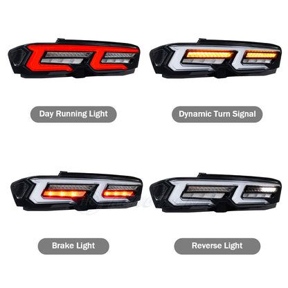 2019 - 24 Camaro Next-Gen Smoked RGB Flow Sequential LED Tail Lamps