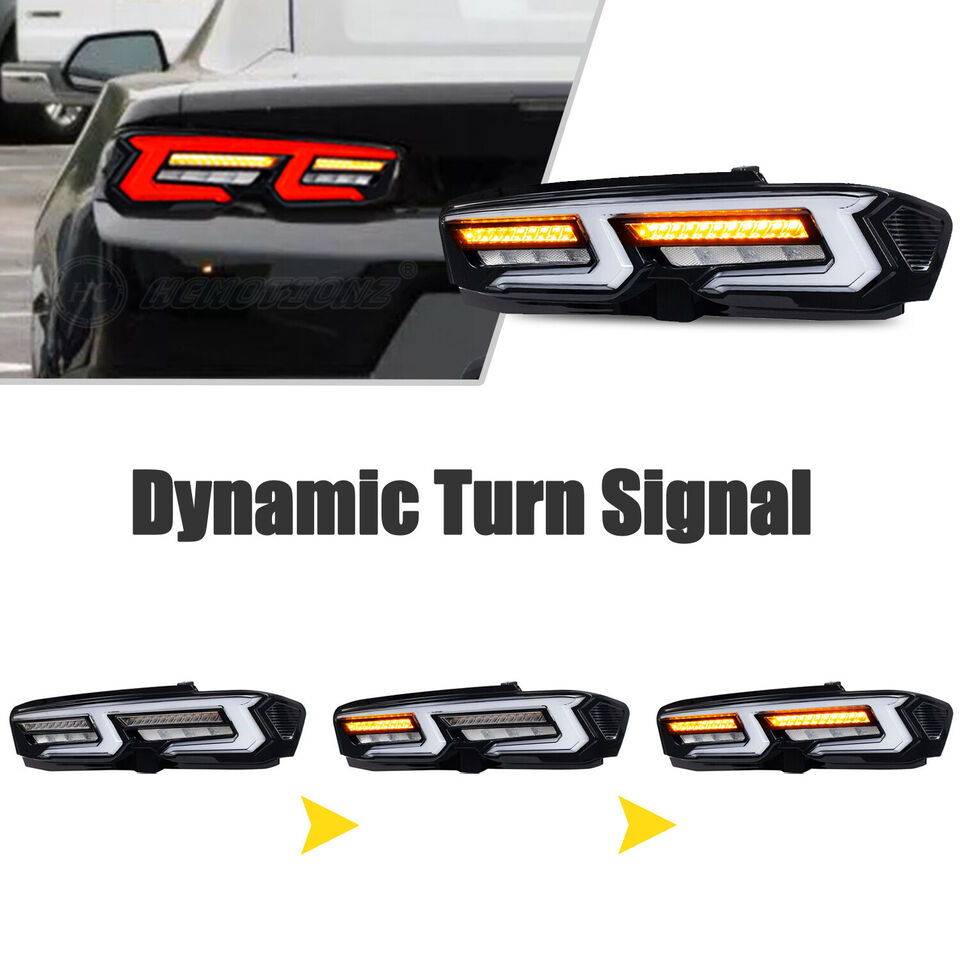 2019 - 24 Camaro Next-Gen Smoked Sequential LED Tail Lamps