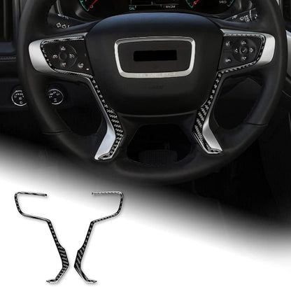 2015 - 20 Canyon Carbon Fiber Steering Wheel Trim Kit | Next-Gen Carbon