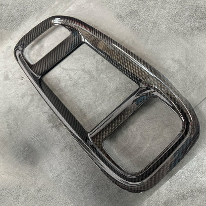 2015-2024 Dodge Charger Carbon Fiber Radio Navigation Screen Trim Cover | Next-Gen Carbon