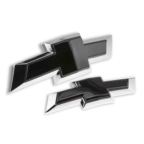 2016-24 Camaro Black/Chrome Chevy Bowtie Kit